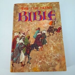 Vintage The Children's Bible Hardcover Golden Press 1972 Excellent EUC Book